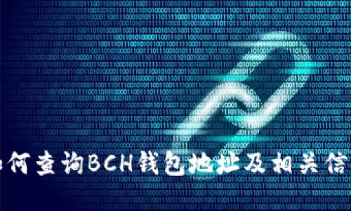 如何查询BCH钱包地址及相关信息